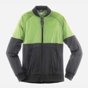 Brooks Run-Thru Jacket - Green & Black - SZ Small
